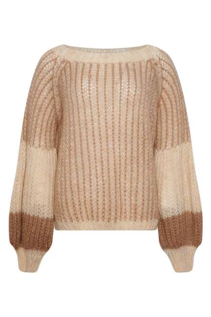 Priser på Noella - Strik - Liana Knit Sweater - Cozy Brown