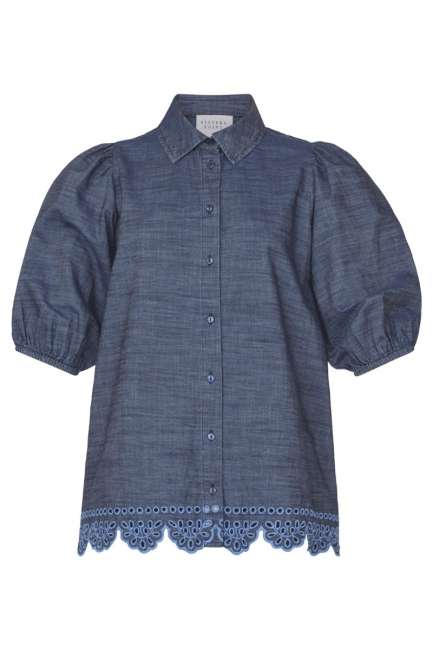 Priser på Sisters Point - Skjorte - Vibby Shirt - Denim