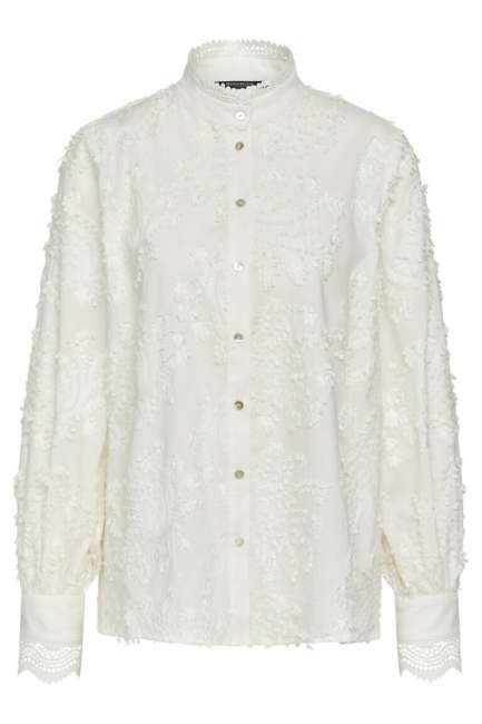 Priser på Bruuns Bazaar - Skjorte - Women Lingon Charlotta Shirt - Snow White