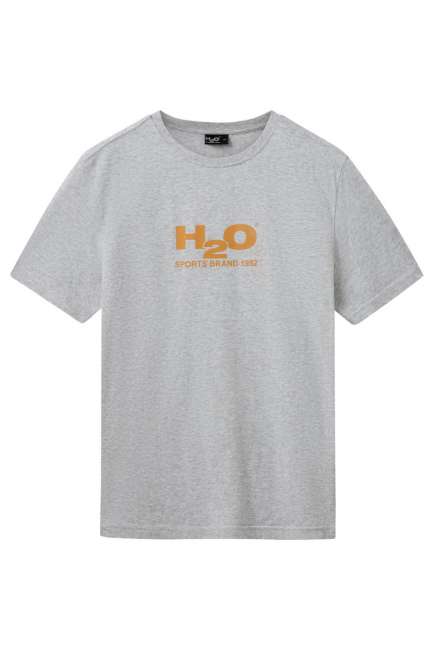 Priser på H2O - T-shirt - Logo Tee - Light Grey Mel