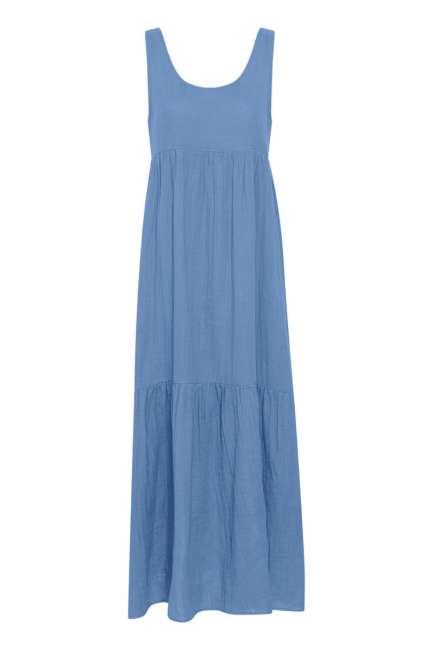 Priser på Ichi - Kjole - IA Foxa Maxi Dress - Della Robbia Blue