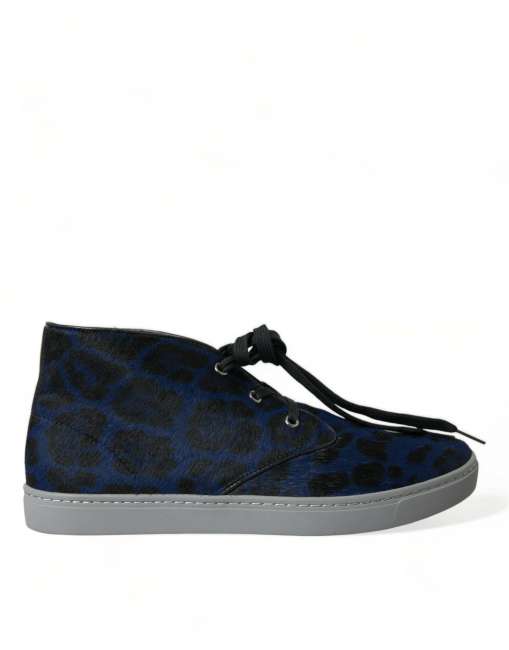 Priser på Dolce & Gabbana Blå Skind Sneakers