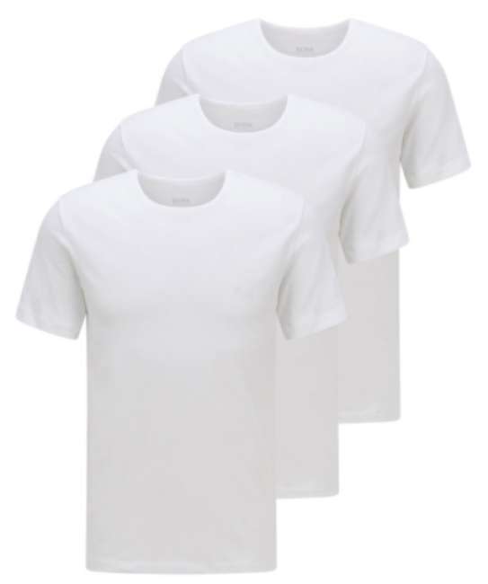 Priser på Hugo Boss 3-pack T-shirts 50325388-100 White_Medium