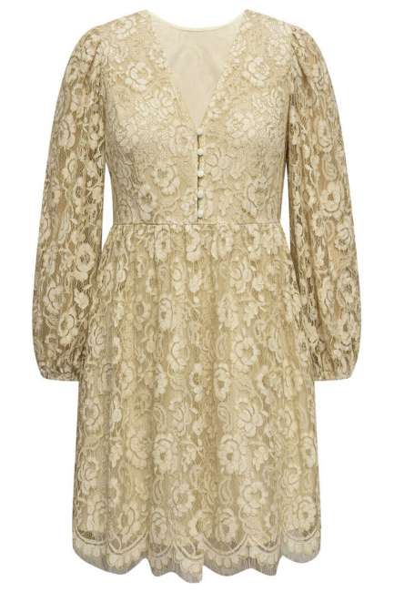 Priser på A-View - Kjole - Alaia Lace Dress - Sand