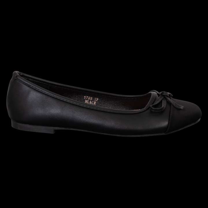 Priser på Ideal Shoes Dame Ballerina - Sort - 39