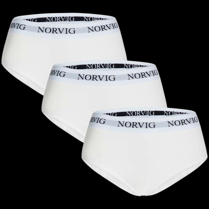 Priser på Norvig Dame Maxi trusser - White - S