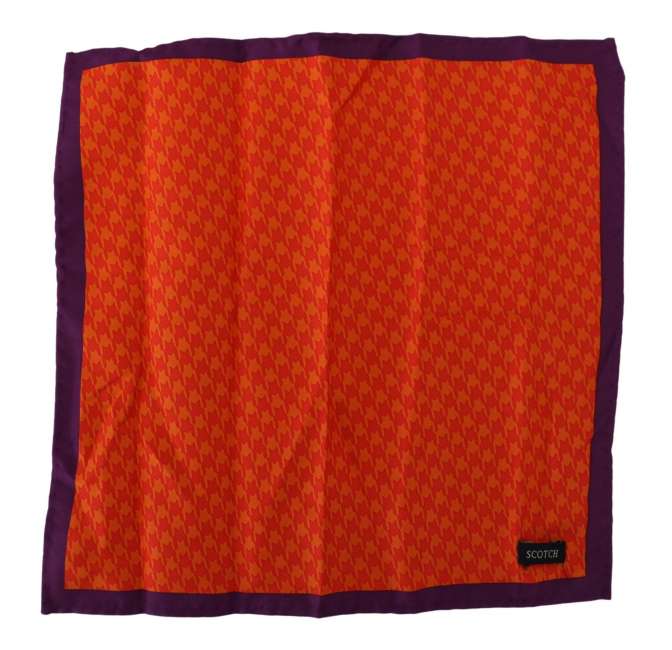 Priser på Scotch & Soda Orange Silkee Lommetørklæde