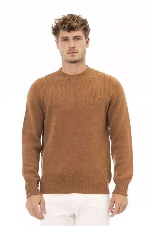 Priser på Beige Alpaca Læder Sweater