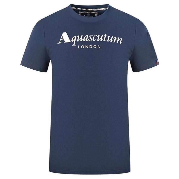 Priser på Aquascutum Blå Bomuld T-Shirt