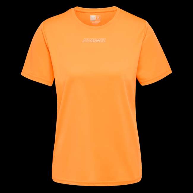Priser på Hummel Dame T-shirt - BLAZING ORANGE - XL