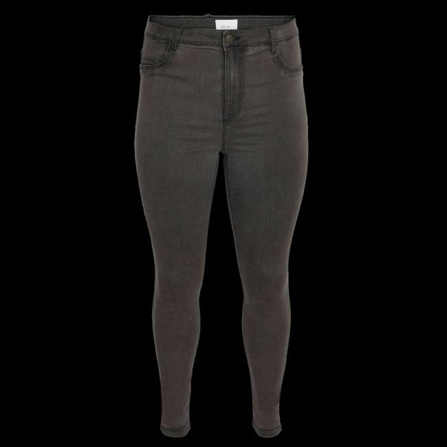 Priser på Noisy May Curve Dame Jeans - Dark Grey Denim - 44/30