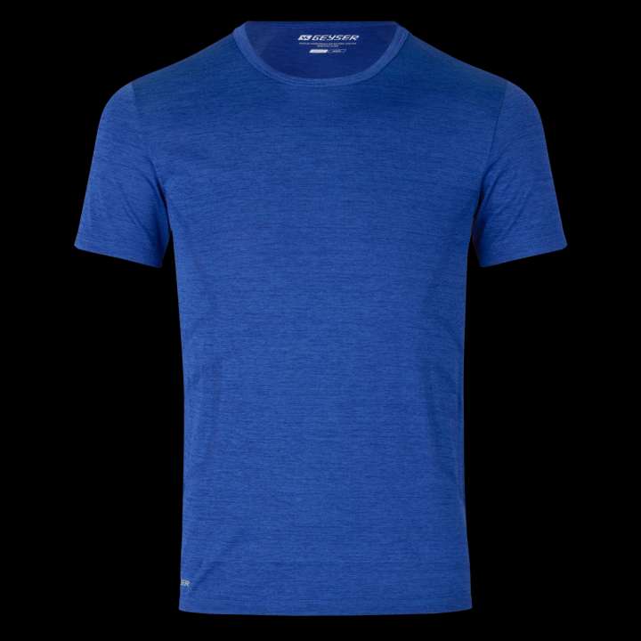 Priser på ID GEYSER Herre T-shirt - Kongeblå melange - XL