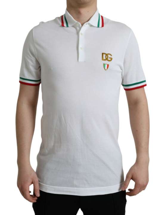 Priser på Dolce & Gabbana Hvid Logo T-shirt