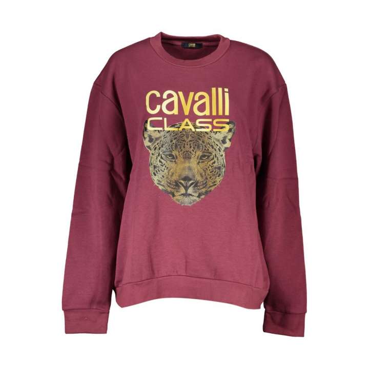 Priser på Cavalli Class Lilla Bomuld Sweater