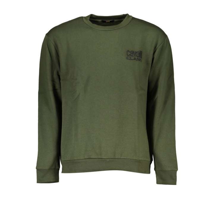 Priser på Cavalli Class Grøn Bomuld Sweater