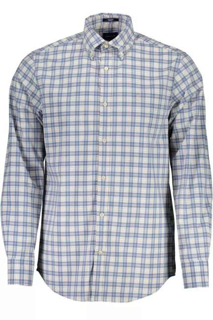 Priser på Gant Blå Bomuld Skjorte