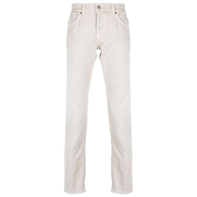 Priser på Dondup Cream-Colored Bomuld Blend Bukser & Jeans