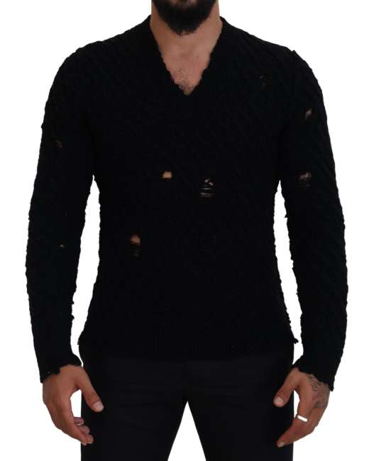 Priser på Dolce & Gabbana Sort Uld Sweater