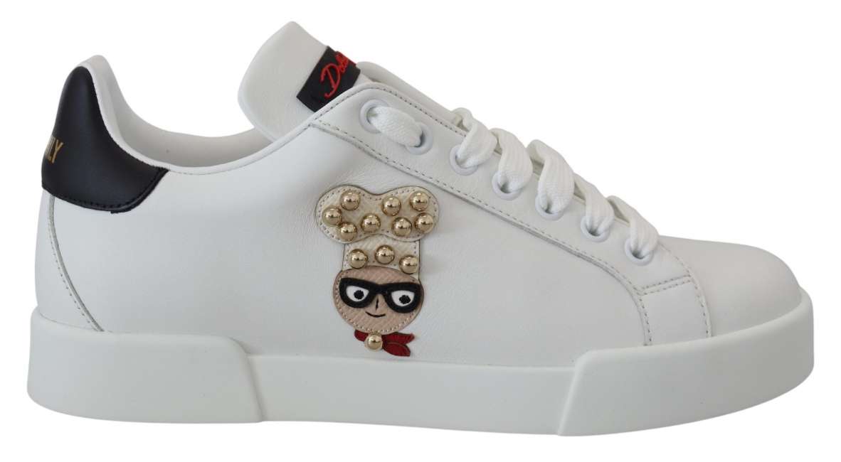 Priser på Dolce & Gabbana Hvid Sneakers