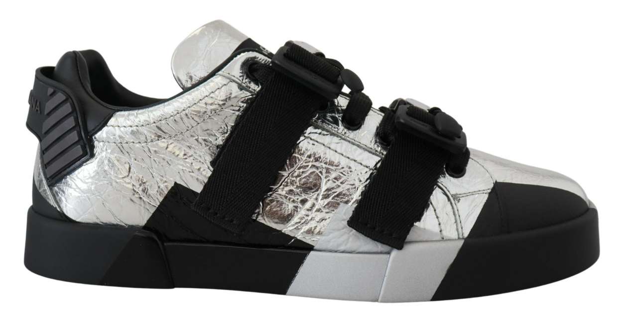 Priser på Dolce & Gabbana Sort Sølv Sneakers