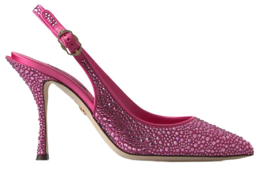 Priser på Dolce & Gabbana Pink Krystal Højhælede Sko