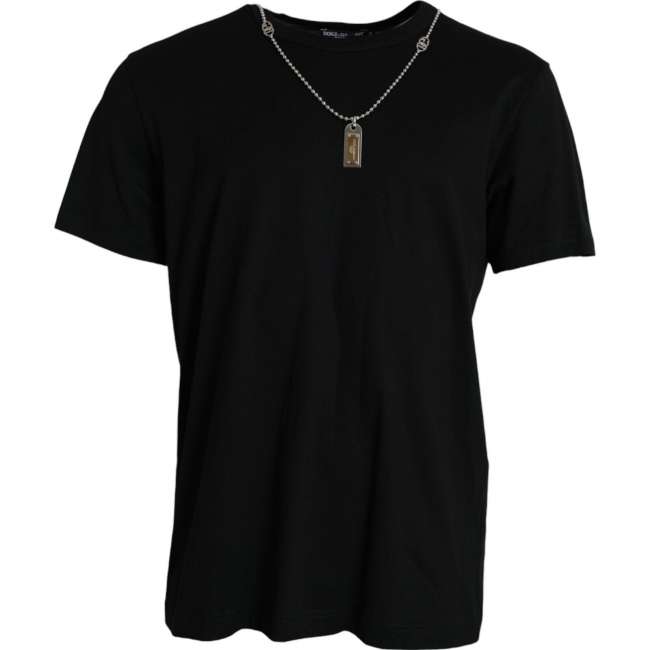 Priser på Dolce & Gabbana Sort Sølv T-shirt