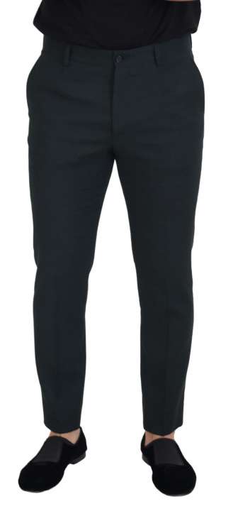 Priser på Dolce & Gabbana Blå Uld Slim Fit Bukser & Jeans