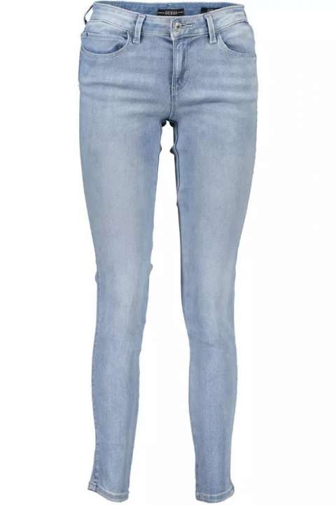Priser på Guess Light Blå Bomuld Bukser & Jeans