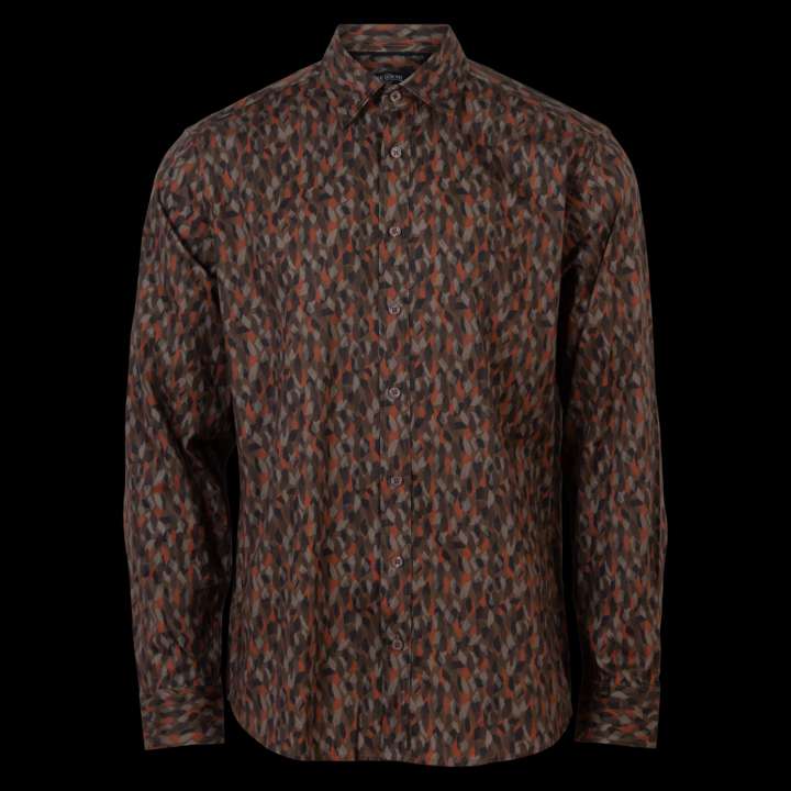 Priser på Pre End Herre Skjorte - Coffee Brown - 2XL-45/46