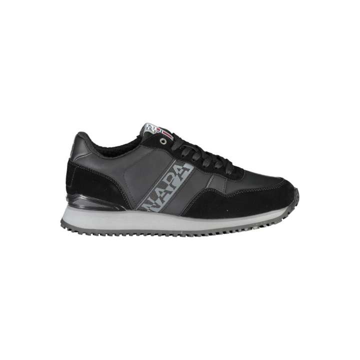 Priser på Napapijri Sleek Sort Contrast Lace Sneakers