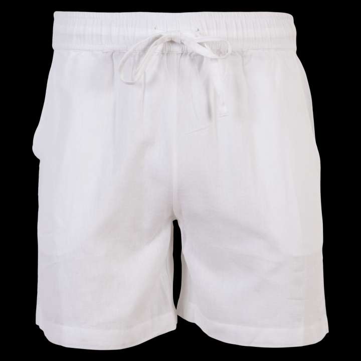 Priser på Steenholt Linett Dame Shorts i hørmix - Bright White - XS