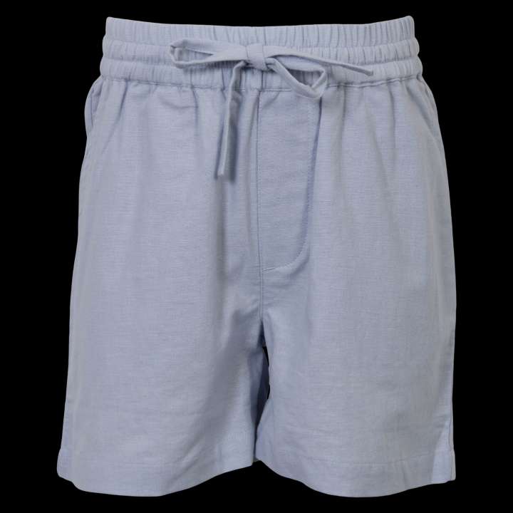 Priser på Steenholt Linett Børne Shorts i hørmix - Heavenly Blue - 170