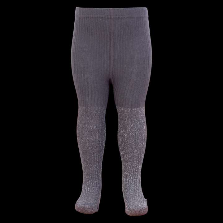 Priser på Impala Mia Børne Strømpebukser m. glimmer - Grey w - Silver Lurex/5/6