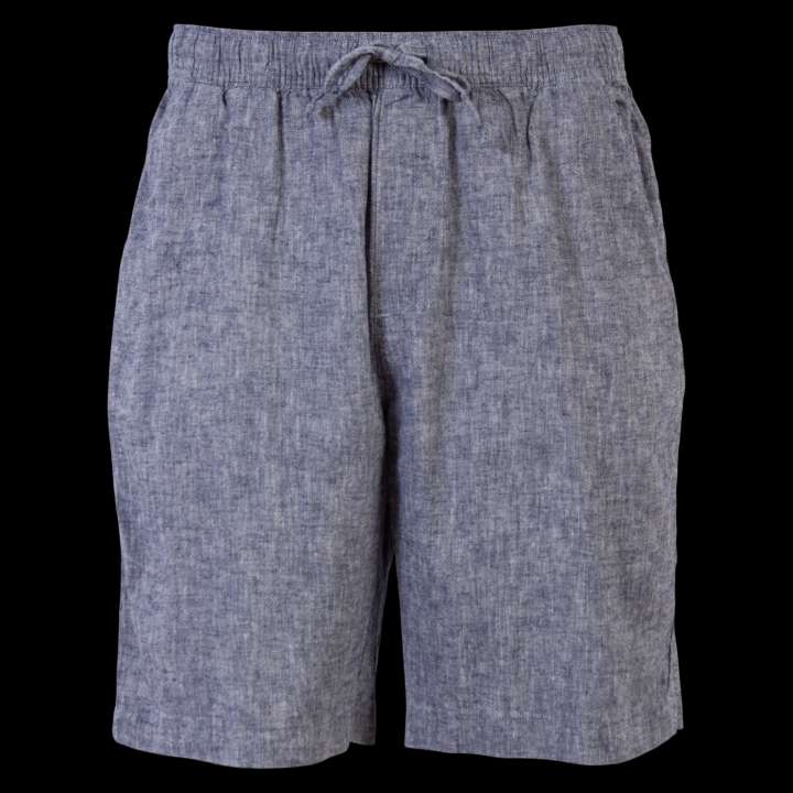 Priser på Nero Marco Herre Shorts i hørmix - Light Blue Melange - M