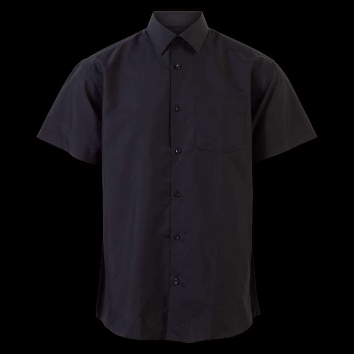 Priser på Carnét Jaxon Herre Kortærmet skjorte - Black - 5XL