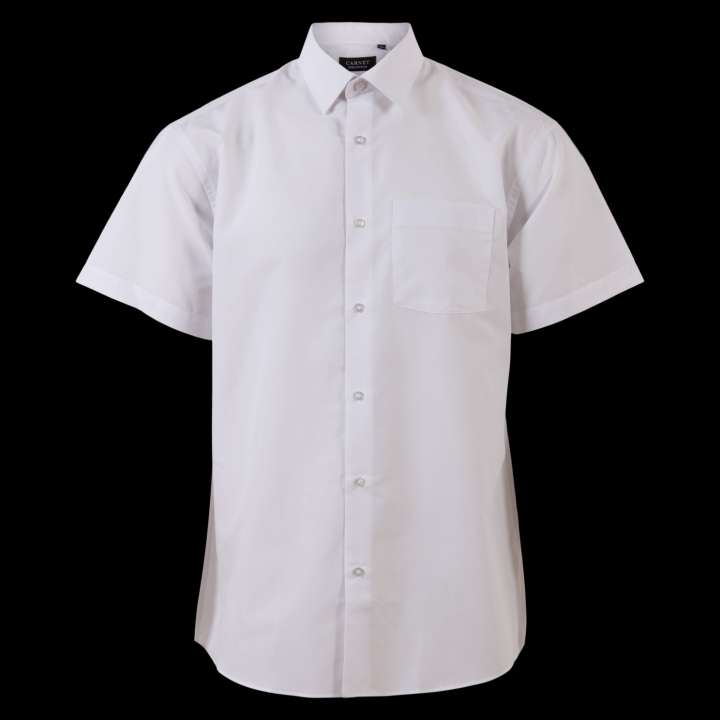 Priser på Carnét Jaxon Herre Kortærmet skjorte - Bright White - 6XL