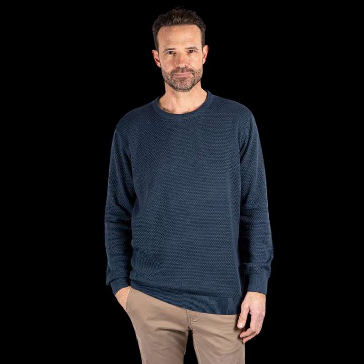 Priser på Pre End Howard Herre Striktrøje - Dark Denim - M