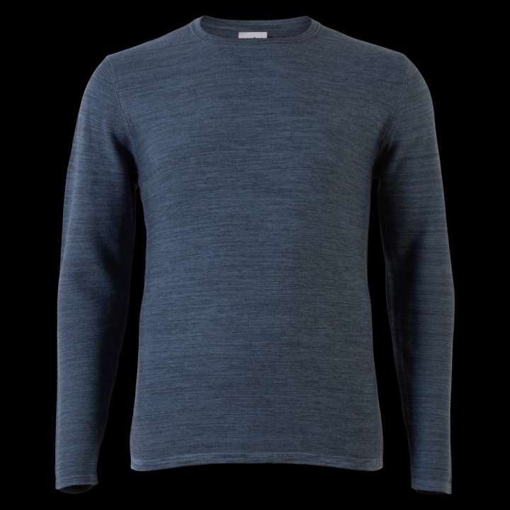 Priser på Marcus Barlow Herre Striktrøje - Copen Blue Mix - 3XL
