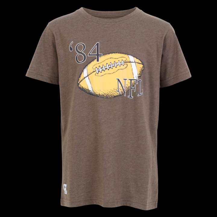 Priser på N.O.H.R. Drenge T-shirt - Asphalt Melange - 170