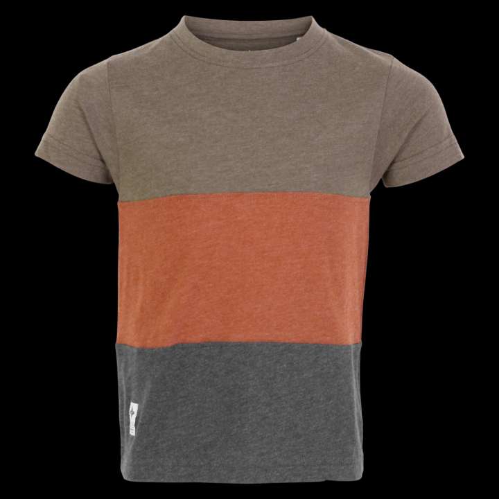 Priser på N.O.H.R. Drenge T-shirt - Ochre Block - 98/104