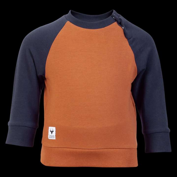 Priser på Impala Alpha Børne Sweatshirt - Dark Ochre - 62