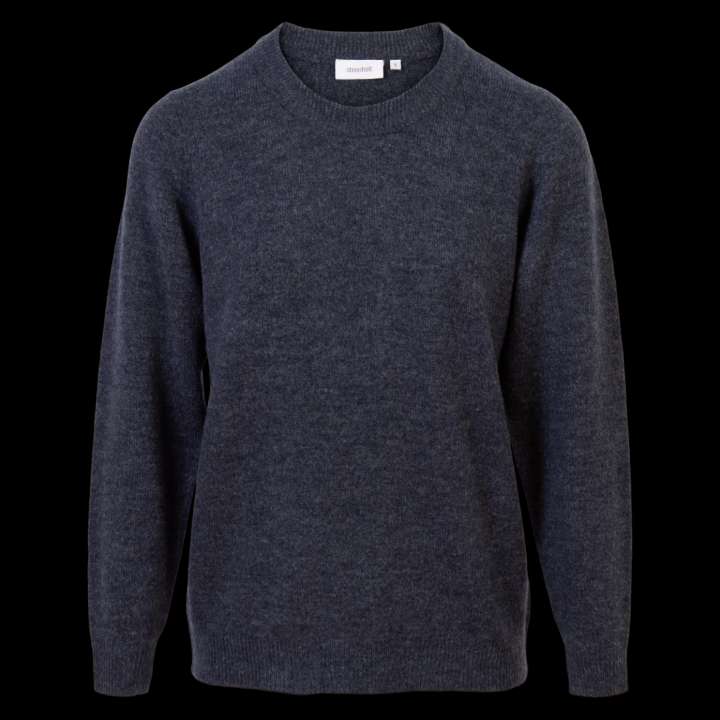 Priser på Steenholt Gora Dame Striktrøje Plus Size - Blue Nights - 44