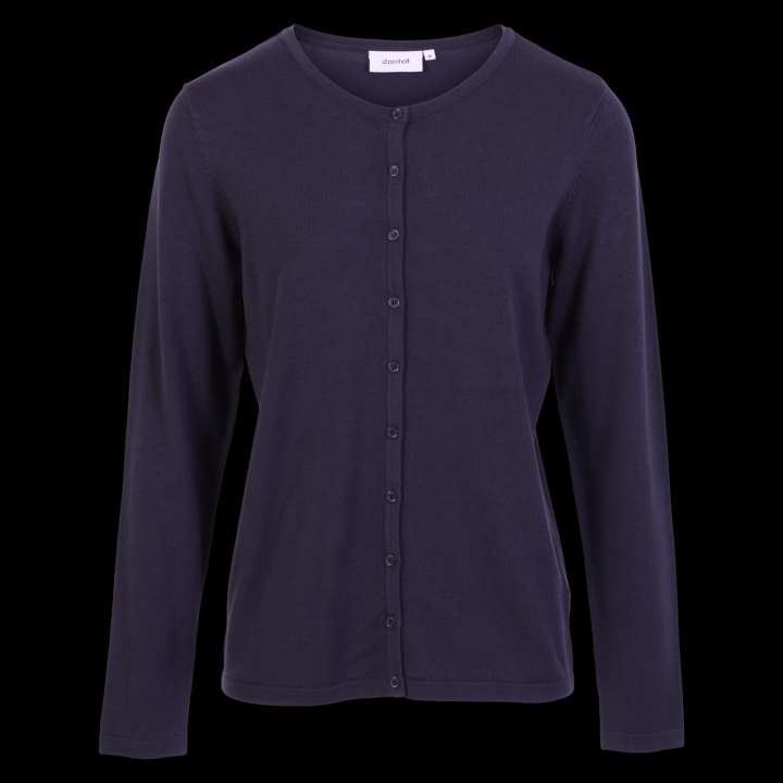 Priser på Steenholt Cava Dame Cardigan Plus Size - Navy - 46