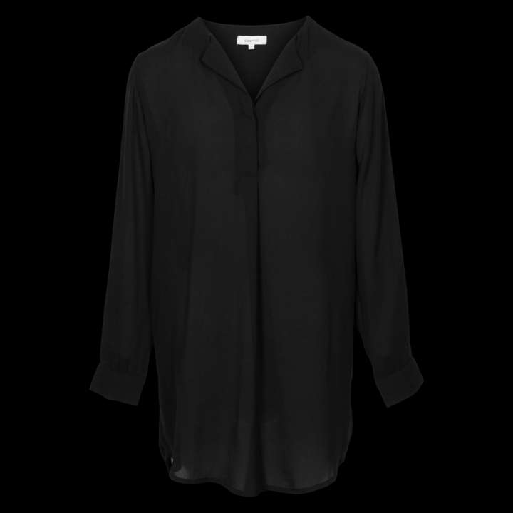 Priser på Steenholt Clara Dame Kjole Plus Size - Jet Black - 44