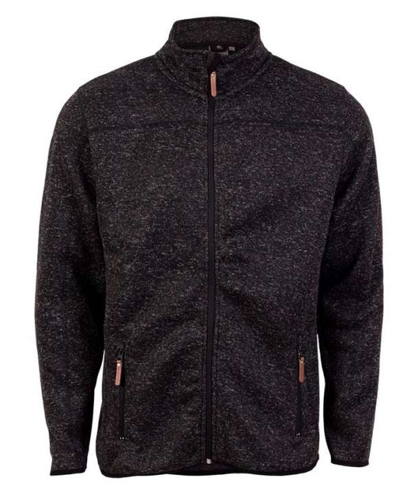 Priser på Steenholt Ocean Herre Fleecejakke Plus Size - Dark Grey - 6XL