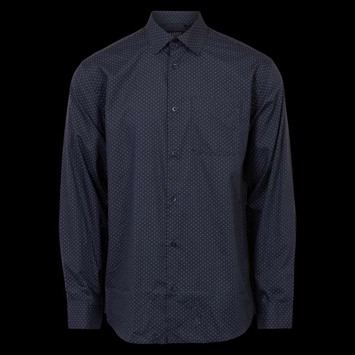 Priser på Carnét Ash Herre Skjorte Plus Size - Blue Nights - 4XL