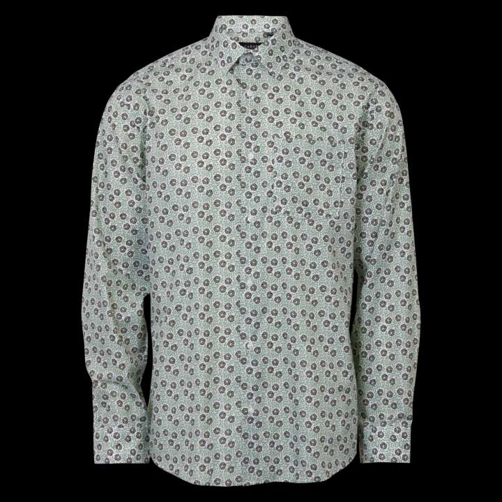 Priser på Carnét Ash Herre Skjorte Plus Size - Thyme - 6XL