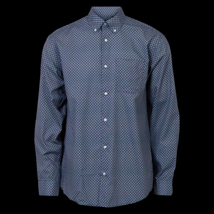 Priser på Carnét Ash Herre Skjorte Plus Size - Dark Denim - 3XL