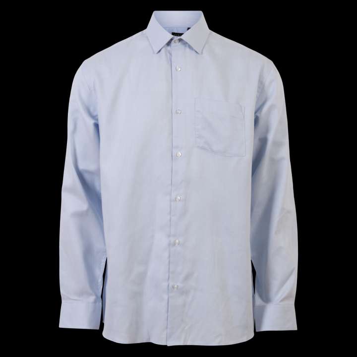 Priser på Carnét Oak Herre Skjorte Plus Size - Medium Blue Structure - 3XL