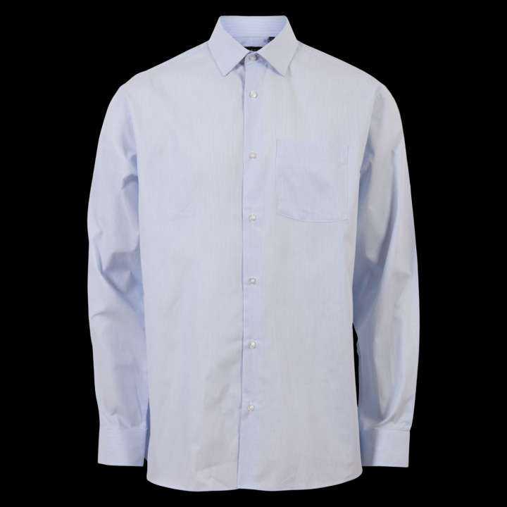 Priser på Carnét Oak Herre Skjorte Plus Size - Light Blue Stripe - 4XL
